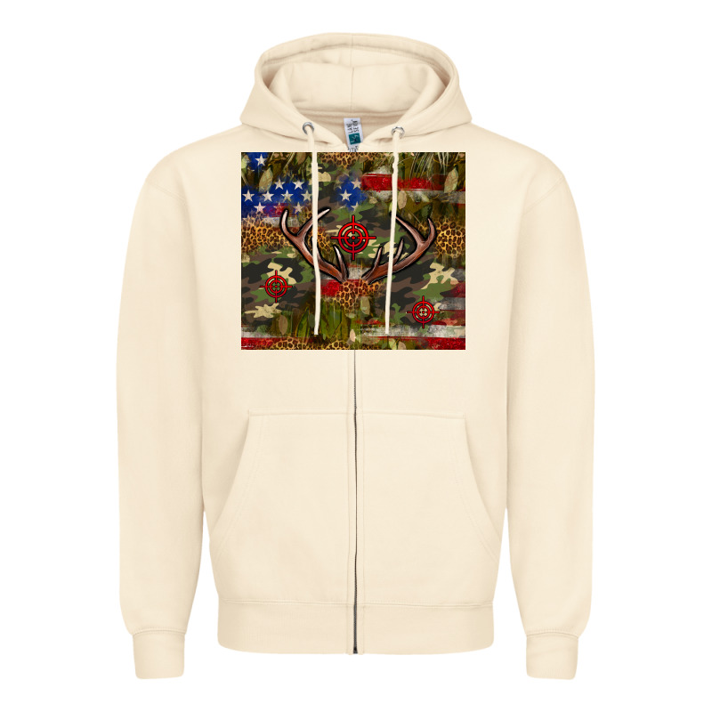 Hunting Leopard Usa Flag Tumbler 4th Of July Zipper Hoodie by Neo Western | Teevron