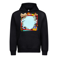 Black school your text here Urban Hoodie - NancyCooperArtShop