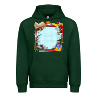 Forest Green school your text here Urban Hoodie - NancyCooperArtShop