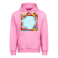 Fuchsia Pink school your text here Urban Hoodie - NancyCooperArtShop