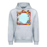 Heather Grey school your text here Urban Hoodie - NancyCooperArtShop