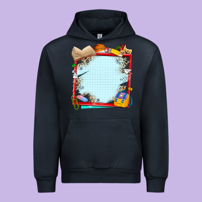 School Your Text Here Urban Hoodie Designed By Nancycooperartshop