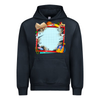 Navy school your text here Urban Hoodie - NancyCooperArtShop