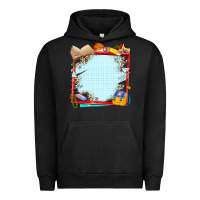 Pigment Black school your text here Urban Hoodie - NancyCooperArtShop