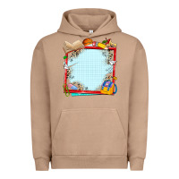Pigment Burro school your text here Urban Hoodie - NancyCooperArtShop