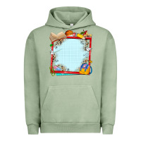 Pigment Oil Green school your text here Urban Hoodie - NancyCooperArtShop