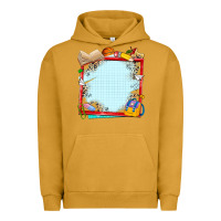 Pigment Peanut Butter school your text here Urban Hoodie - NancyCooperArtShop