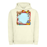 Pigment Pistachio school your text here Urban Hoodie - NancyCooperArtShop