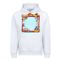 White school your text here Urban Hoodie - NancyCooperArtShop
