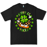 Black happy go lucky Premium Tee - Artiststas
