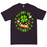 Plum happy go lucky Premium Tee - Artiststas