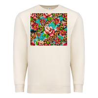 Sandshell tropical flowers Premium Sweatshirt - Artiststas