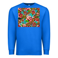 True Royal tropical flowers Premium Sweatshirt - Artiststas