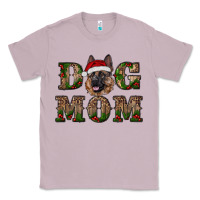 Lilac chriistmas dog mom with german shepherd Classic Tee - RanaPortraitStore