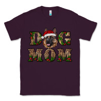 Plum chriistmas dog mom with german shepherd Classic Tee - RanaPortraitStore