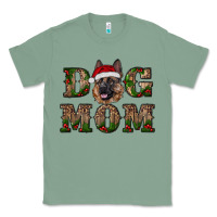 Sage chriistmas dog mom with german shepherd Classic Tee - RanaPortraitStore