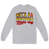 Moon Dust it s a softball kinda day Long Sleeve Tee - Zillion Design Studio