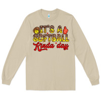 Mushroom it s a softball kinda day Long Sleeve Tee - Zillion Design Studio