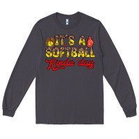 Smoke it s a softball kinda day Long Sleeve Tee - Zillion Design Studio