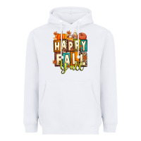 White happy fall y'all Heavyweight Hoodie - Artiststas
