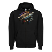 Black just a girl who loves turtles Zipper Hoodie - SublimationCraftShop