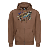 Chestnut just a girl who loves turtles Zipper Hoodie - SublimationCraftShop