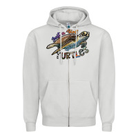 Dove Grey just a girl who loves turtles Zipper Hoodie - SublimationCraftShop