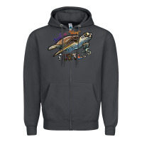 Smoke just a girl who loves turtles Zipper Hoodie - SublimationCraftShop
