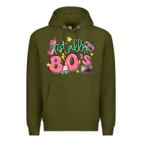 Army Green totally 80s retro vintage Premium Hoodie - MaliasSmallBusiness