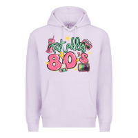 Lilac totally 80s retro vintage Premium Hoodie - MaliasSmallBusiness