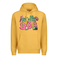 Mustard totally 80s retro vintage Premium Hoodie - MaliasSmallBusiness