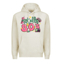 Oatmeal Heather totally 80s retro vintage Premium Hoodie - MaliasSmallBusiness