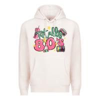 Pale Pink totally 80s retro vintage Premium Hoodie - MaliasSmallBusiness