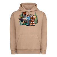 Pigment Burro tx texas Urban Hoodie - NancyCooperArtShop