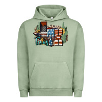 Pigment Oil Green tx texas Urban Hoodie - NancyCooperArtShop