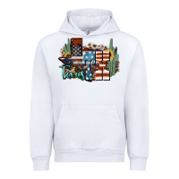 White tx texas Urban Hoodie - NancyCooperArtShop