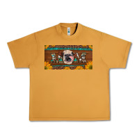 Peanut Butter western heifer mom with sunflowers and turquoise license plate Urban Heavy Tee - Artiststas