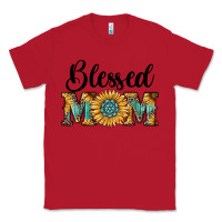 Red blessed mom Classic Tee - RanaPortraitStore