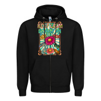 Black keep calm dream on Zipper Hoodie - CowhideDigitalArt
