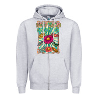 Heather Grey keep calm dream on Zipper Hoodie - CowhideDigitalArt