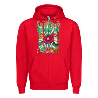 Red keep calm dream on Zipper Hoodie - CowhideDigitalArt