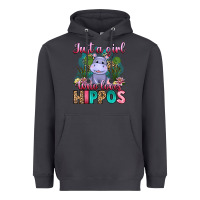 Smoke just a girl who loves hippos Heavyweight Hoodie - Artiststas
