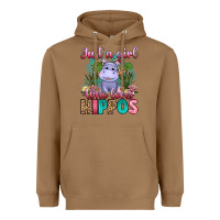Toasted Coconut just a girl who loves hippos Heavyweight Hoodie - Artiststas