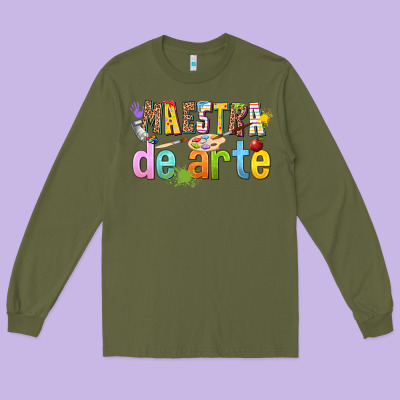 Maestra De Arte Long Sleeve Tee Designed By Texasbilliewilder