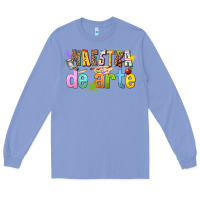 Colony Blue maestra de arte Long Sleeve Tee - texasbilliewilder