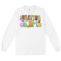 White maestra de arte Long Sleeve Tee - texasbilliewilder