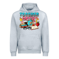 Heather Grey teacher crew Urban Hoodie - NancyCooperArtShop
