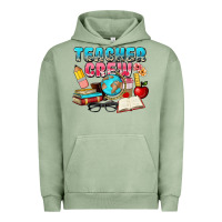 Pigment Oil Green teacher crew Urban Hoodie - NancyCooperArtShop