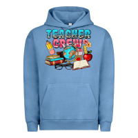 Pigment Pebble Blue teacher crew Urban Hoodie - NancyCooperArtShop