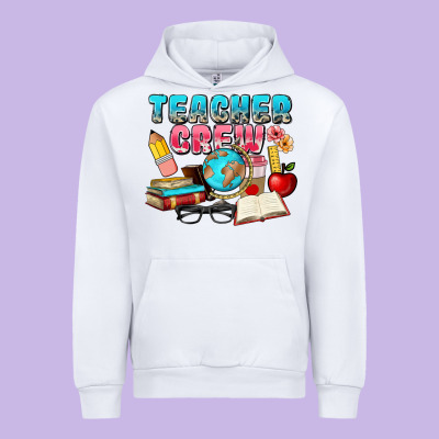Teacher Crew Urban Hoodie Designed By Nancycooperartshop